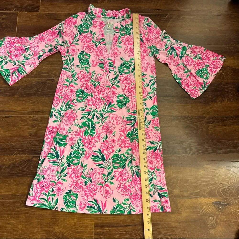 Lilly Pulitzer Pink and Green Floral Dress - Picture 7 of 10